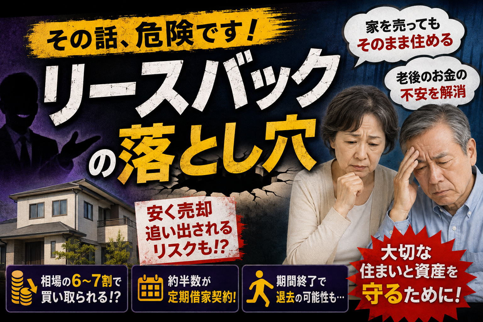 リースバック 危険な仕組み
