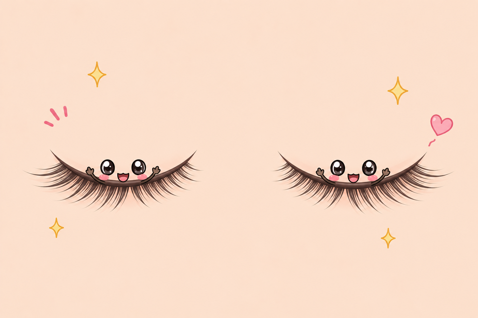 まつげのイラスト